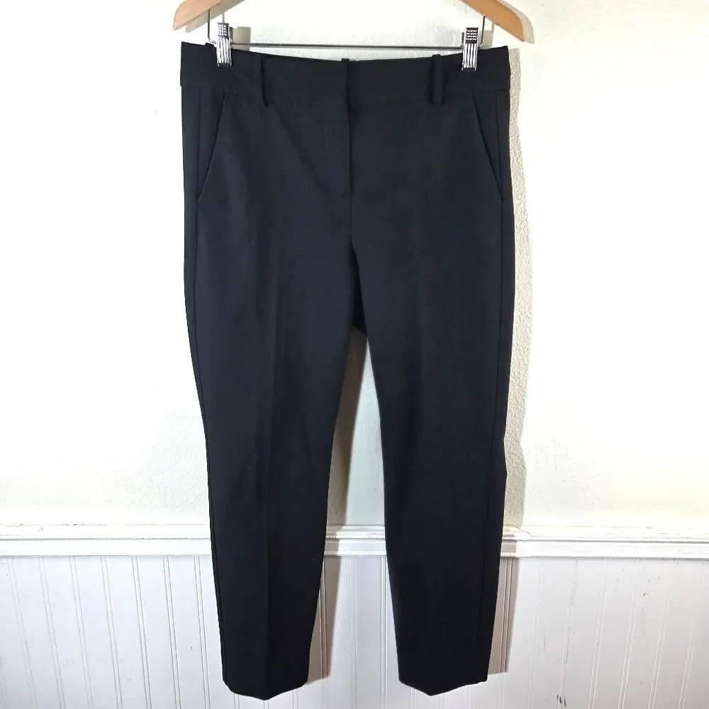 J. Crew Mercantile Women's Classic Black Dress Trouser Work Pants Size 10/Med